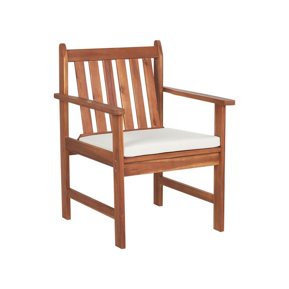 Beliani Lounge Set mit Tisch aus Akazienholz Klassisch ALTIDONA  