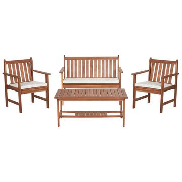 Set divani con tavolino en Legno d'acacia Classico ALTIDONA