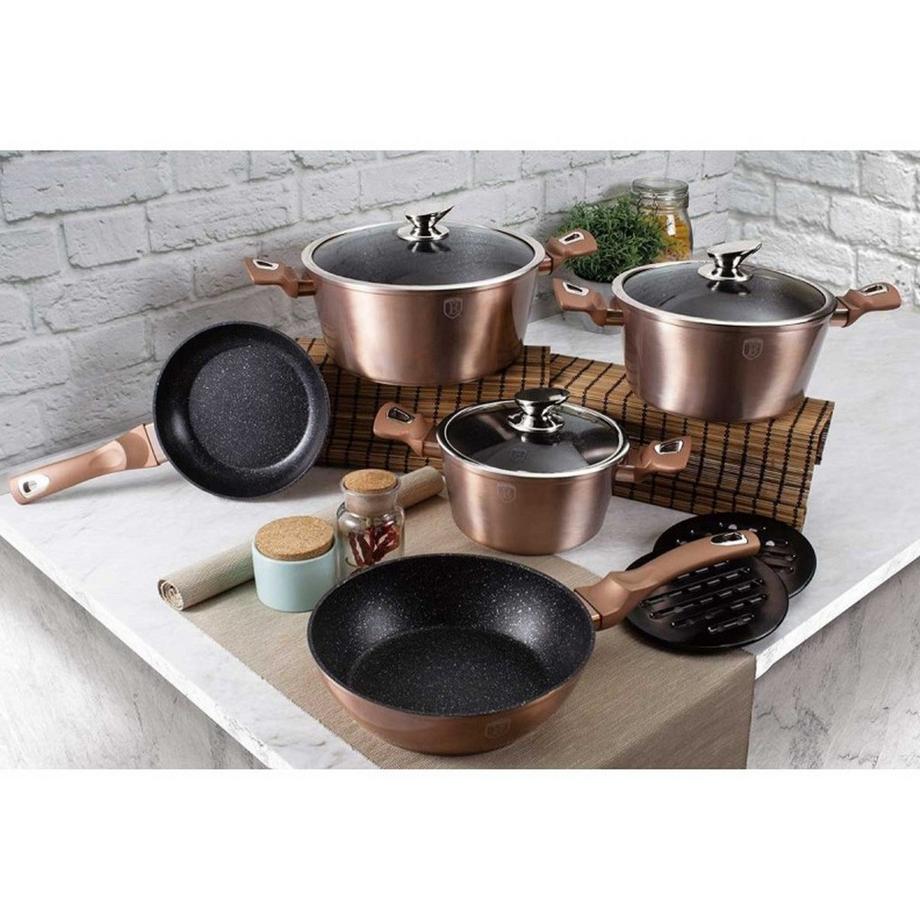 Berlinger Haus  17-teiliges Kochgeschirr-Set Rose Gold Edition 