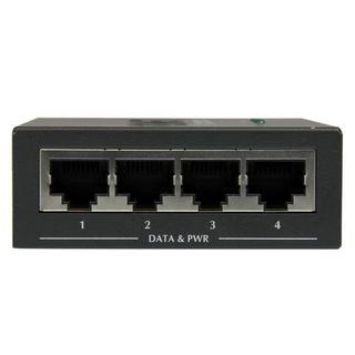 STARTECH.COM  4 Port Gigabit midspan - PoE+ Injektor - 802.3at/af 