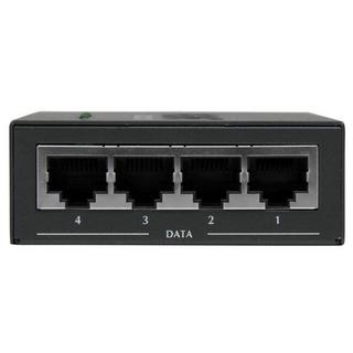 STARTECH.COM  4 Port Gigabit midspan - PoE+ Injektor - 802.3at/af 