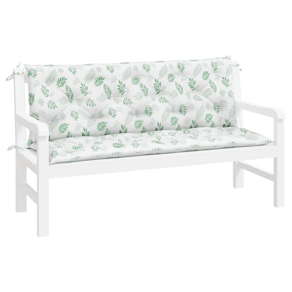 VidaXL Coussin de banc de jardin tissu  