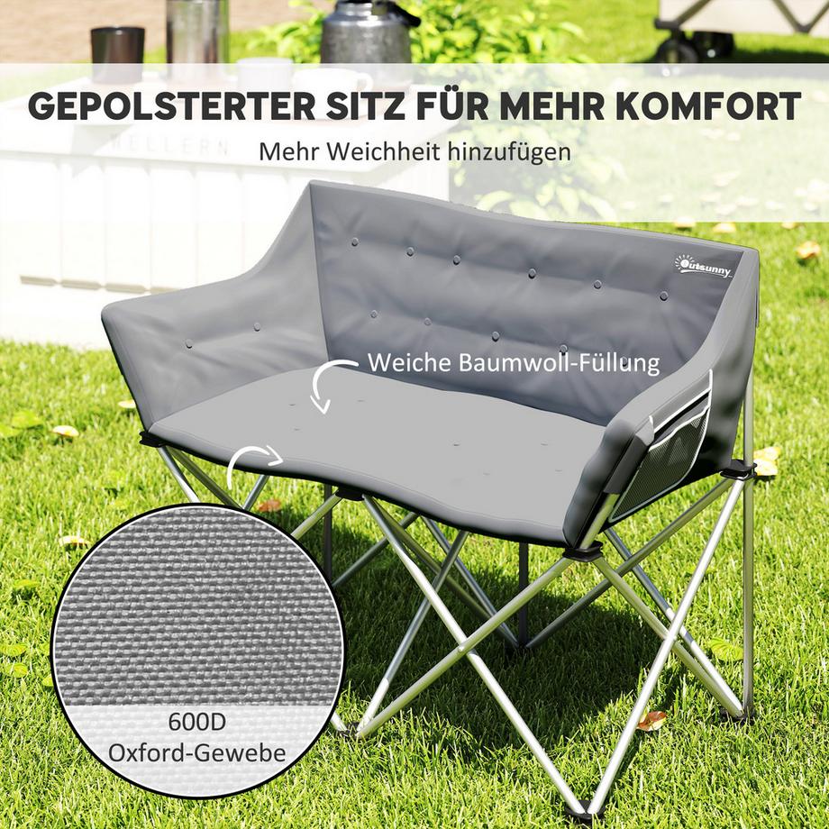 Outsunny  chaise de camping 