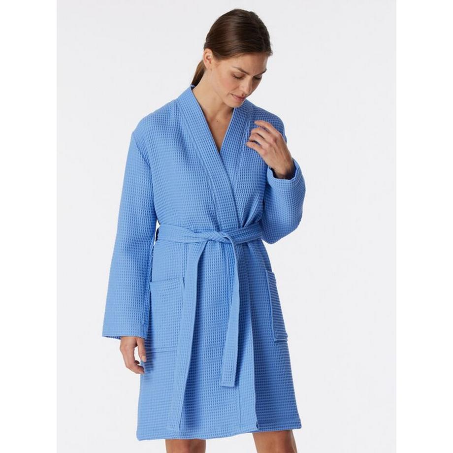 Schiesser Accappatoio in Piqué a Nido d'Ape  