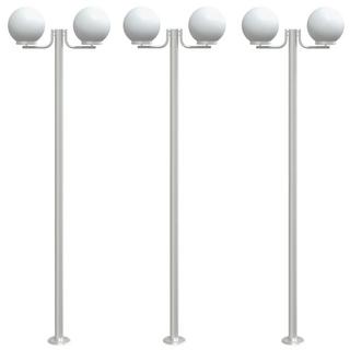 VidaXL Lampadaire d'extérieur acier inoxydable  