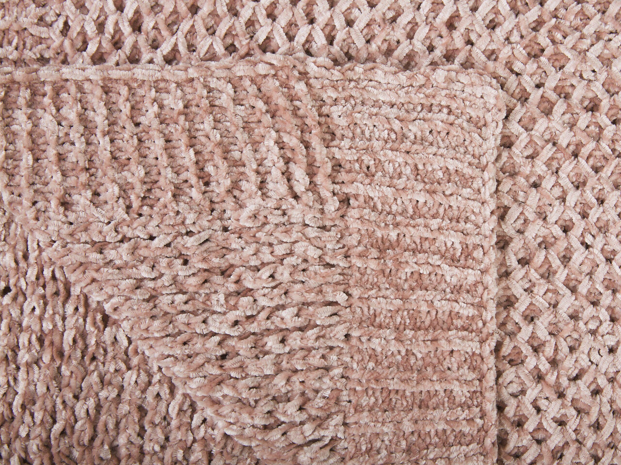 Beliani HAIFA Moderne Polyester Kuscheldecke  