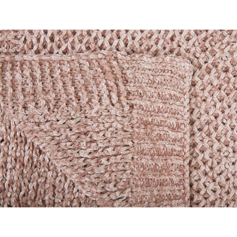 Beliani Haifa Coperta Morbida Moderna in Poliestere  