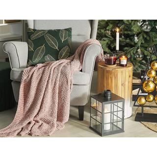 Beliani HAIFA Moderne Polyester Kuscheldecke  