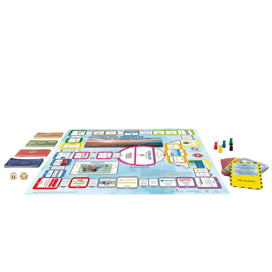 GEWERBE-SPIEL  Brettspiel FREIAMT AG (Deutsch) 