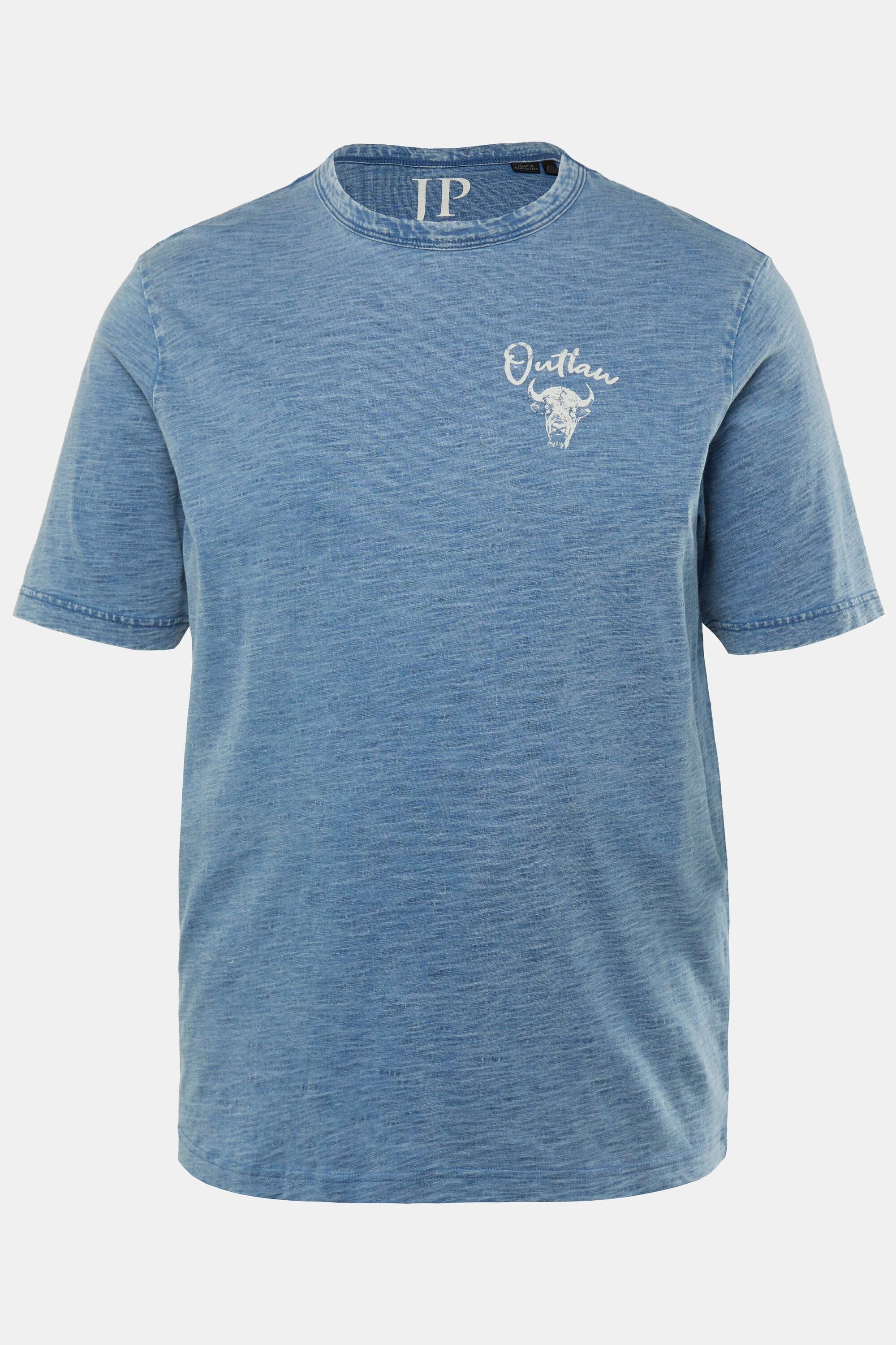 JP1880 Halbarm Brustprint Vintage Look T-Shirt  