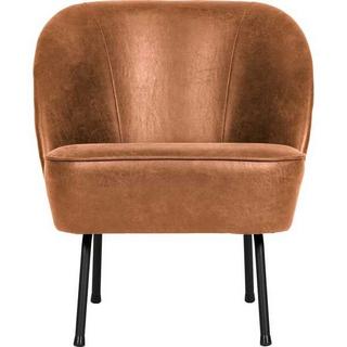 mutoni Fauteuil Vogue cuir recyclé cognac  