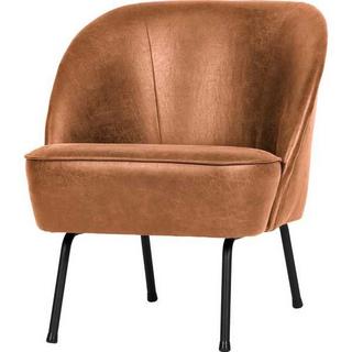 mutoni Fauteuil Vogue cuir recyclé cognac  