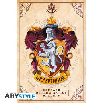 Poster - Gerollt und mit Folie versehen - Harry Potter - Haus Gryffindor