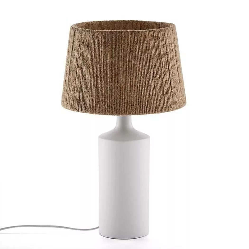 La Redoute Intérieurs – Tischlampe Yoru, One Size, Weiss
