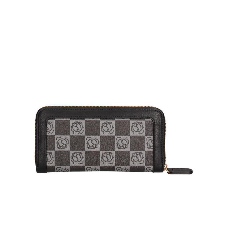 Braccialini Geldbörse Schachbrettmuster Effekt  