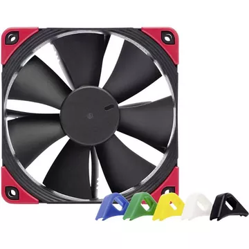 NF-F12 PWM chromax.black.swap Computergehäuse Ventilator 12 cm Schwarz
