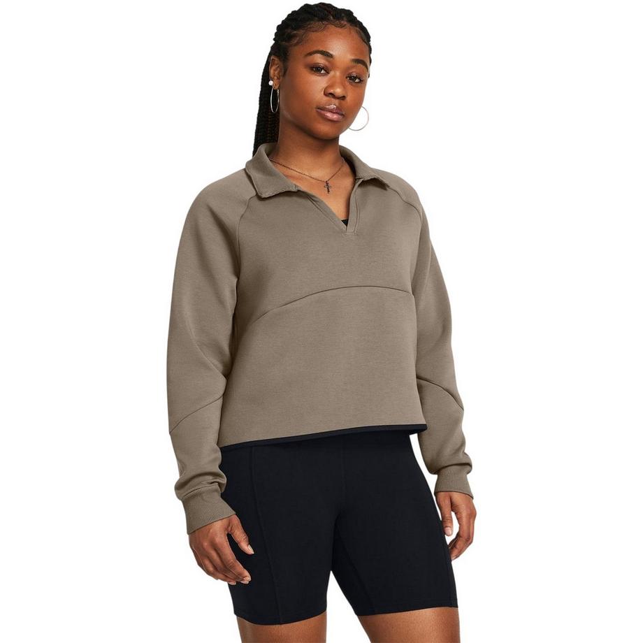 UNDER ARMOUR Sweat-shirt court à col  