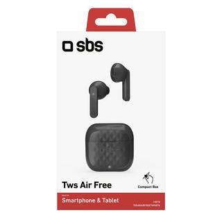 SBS  SBS TWS Air Free Auricolare True Wireless Stereo (TWS) In-ear Musica e Chiamate Bluetooth Nero 