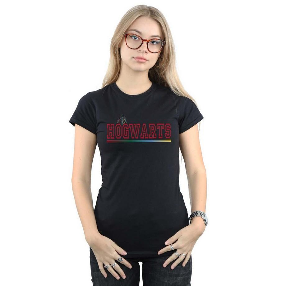 Harry Potter Hogwarts T-Shirt Stampata  