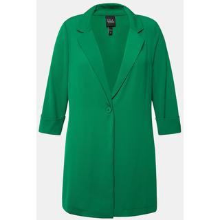 Ulla Popken  Blazer, col à revers, fermeture à bouton, manches 3/4 