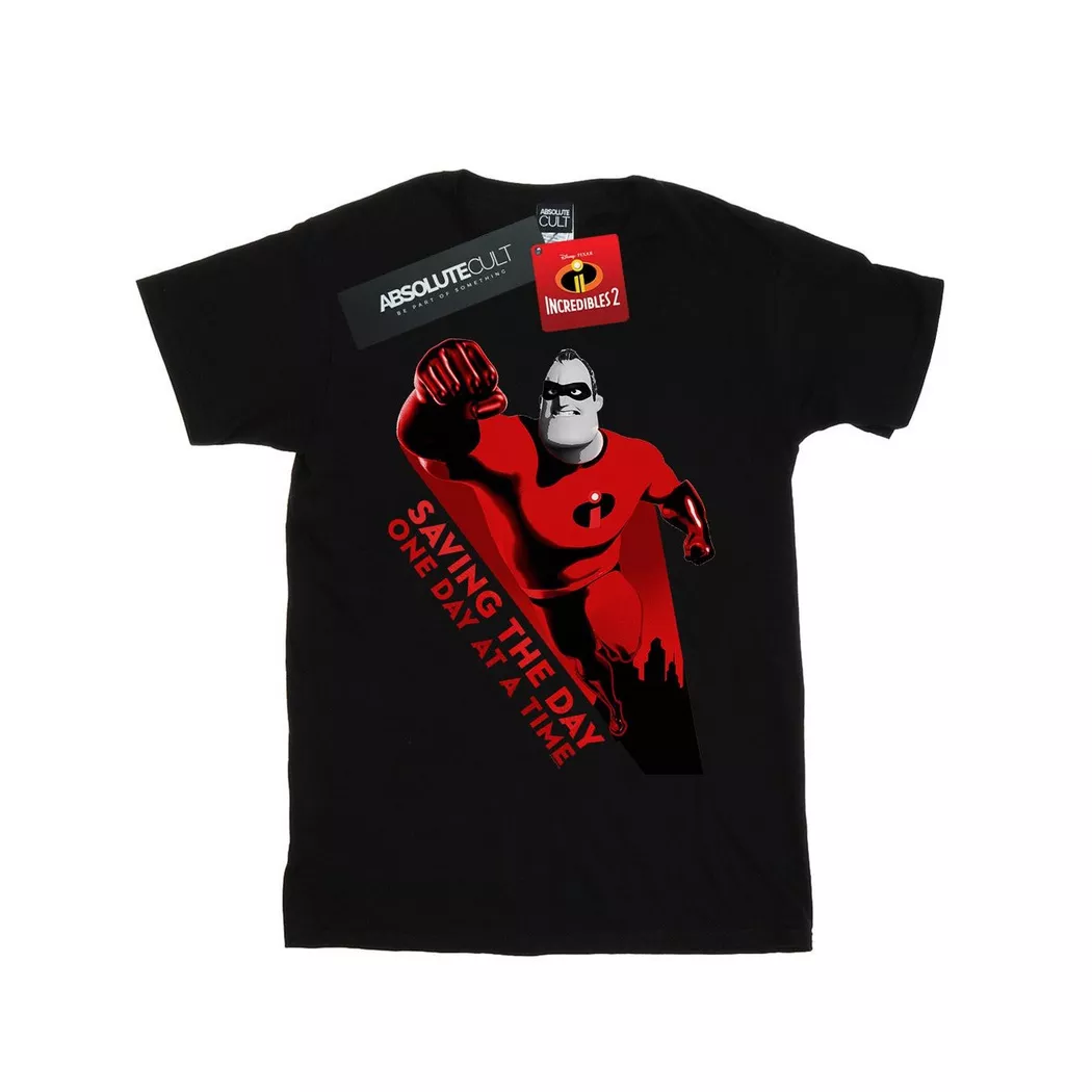 Disney - The Incredibles Saving Day TShirt, für Damen, Schwarz, Größe XL