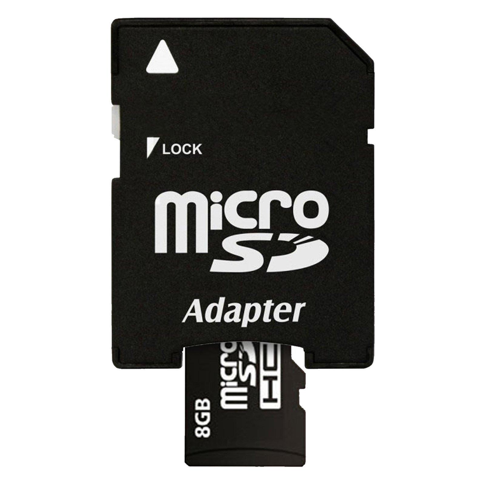 Avizar  Scheda Memoria Micro-SD 8Go + Adattatore 