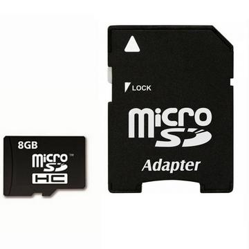 Carte Micro-SD 8Go + Adaptateur