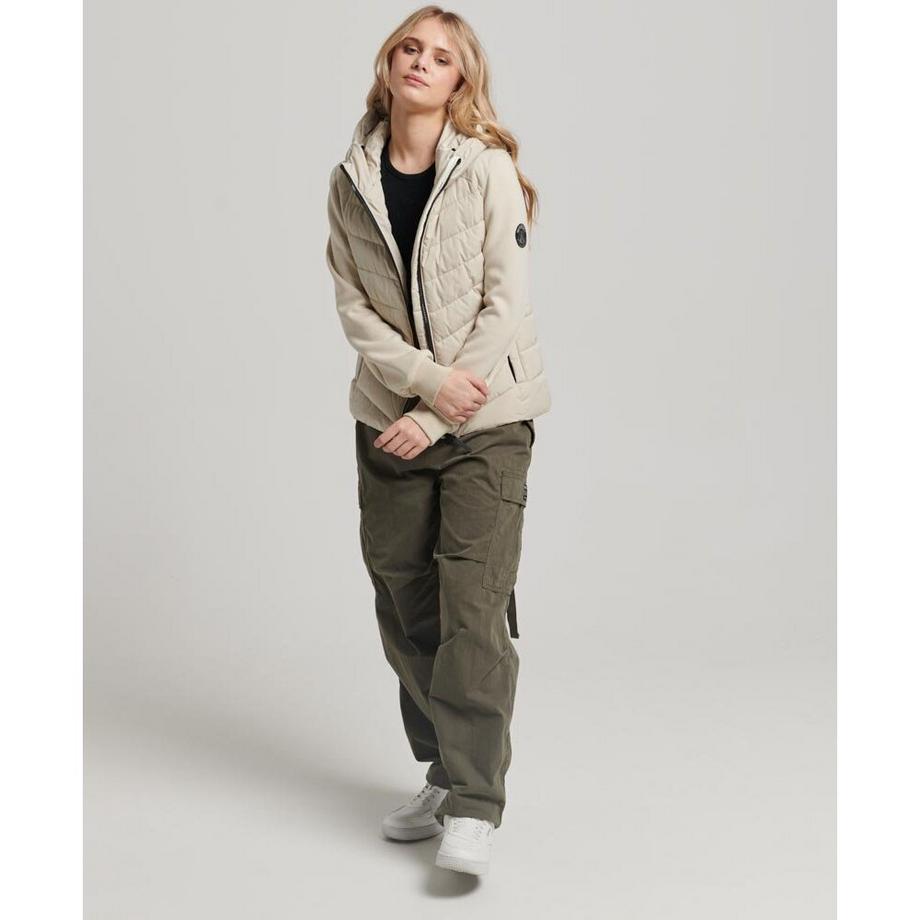 Superdry Storm Hybrid Kapuzen Daunenjacke  