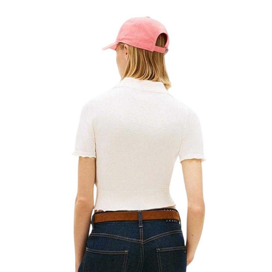 TOMMY JEANS Polo tricoté avec logo brodé  