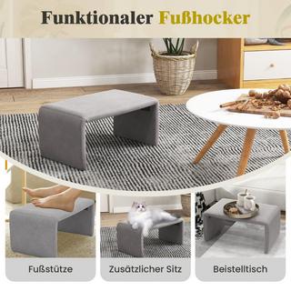 Northio Poltroncina con sgabello poltrona relax oversize con schienale aperto e seduta ampia  