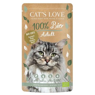 CAT&#039;S LOVE ADULT BIO canard 100g