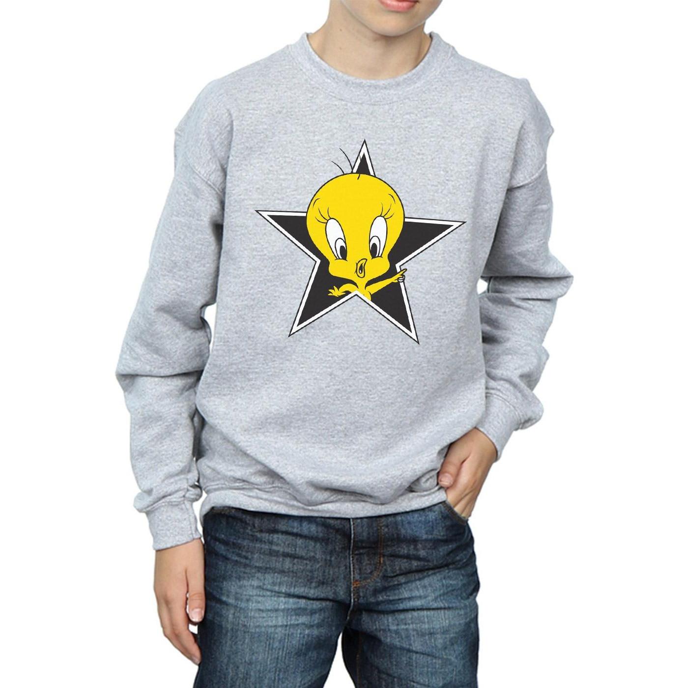 LOONEY TUNES  Tweety Pie Star Sweatshirt 