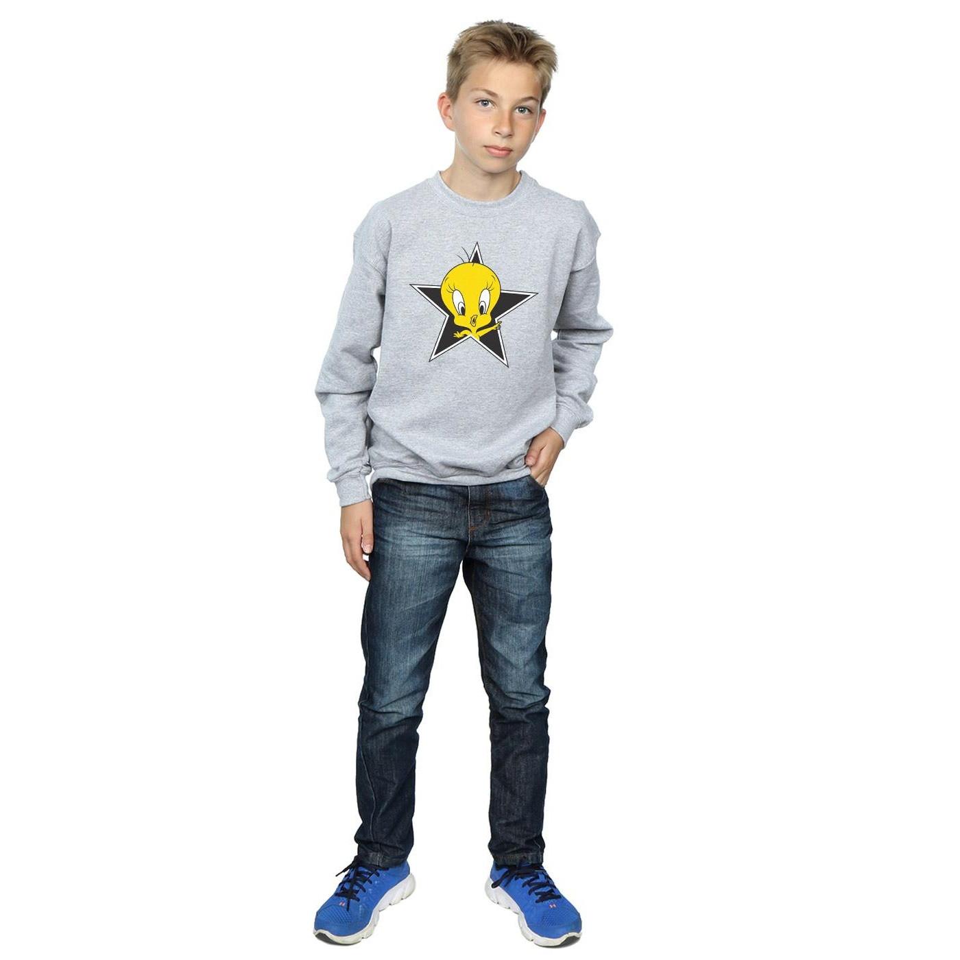 LOONEY TUNES  Tweety Pie Star Sweatshirt 