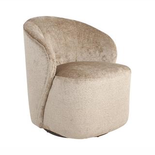 mutoni Fauteuil pivotant Sofia taupe  