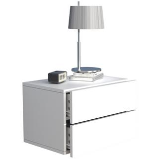VCM Holz Wandschublade Nachtschrank Wandboard Schublade Konsole Nachttisch Usal L 45 cm  
