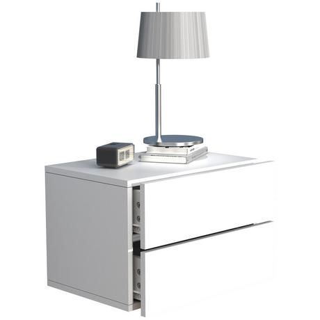 VCM Holz Wandschublade Nachtschrank Wandboard Schublade Konsole Nachttisch Usal L 45 cm  