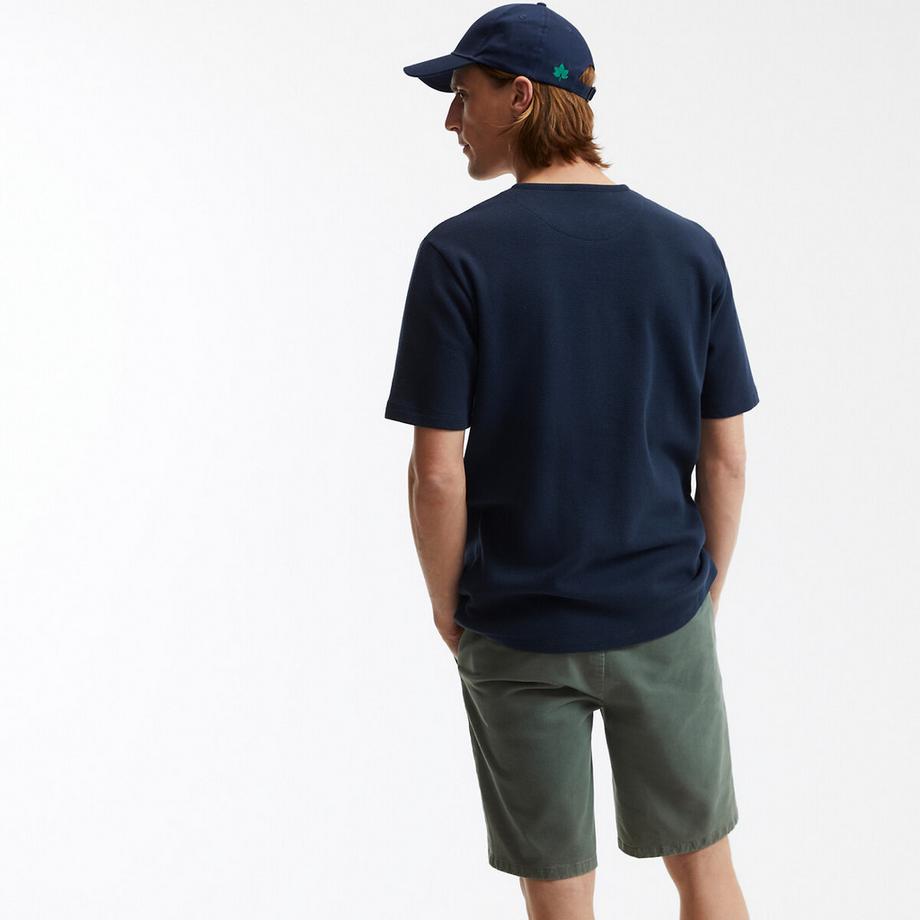 La Redoute Collections T-Shirt con Scollo Henley e Maniche Corte  