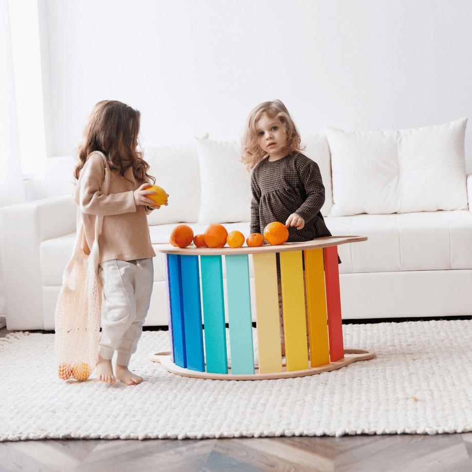 Montessori  Balancewippe/Rocker - Schaukel -  Hell 