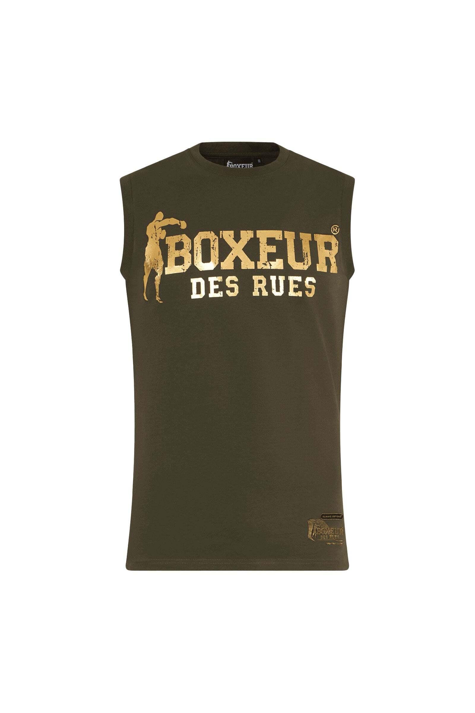 BOXEUR DES RUES  Top Basic Printed Tank Top 