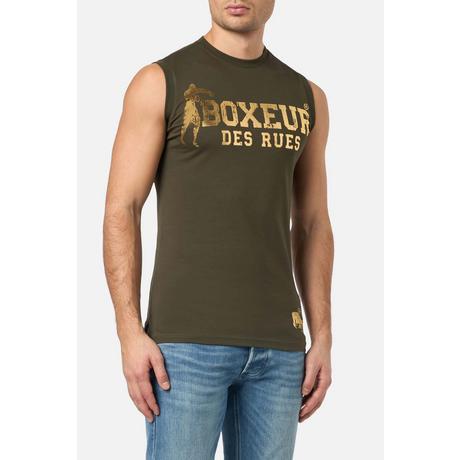 BOXEUR DES RUES  Top Basic Printed Tank Top 