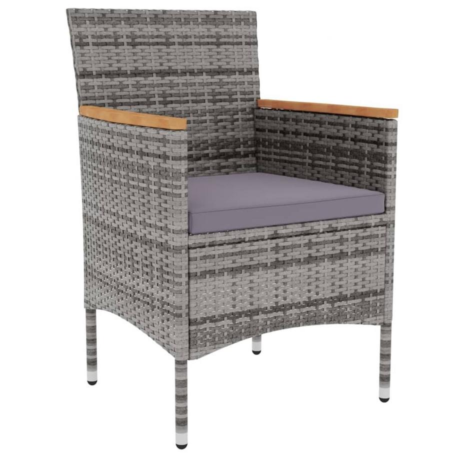 VidaXL set da pranzo da giardino Polirattan  