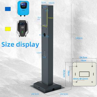 JATRHG  Support de Montage JATRHG Pied Eiffel - PEDESTAL SINGLE pour Borne de Recharge EV eMobility Wallbox 