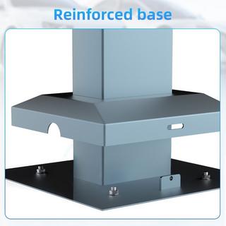 JATRHG  Support de Montage JATRHG Pied Eiffel - PEDESTAL SINGLE pour Borne de Recharge EV eMobility Wallbox 