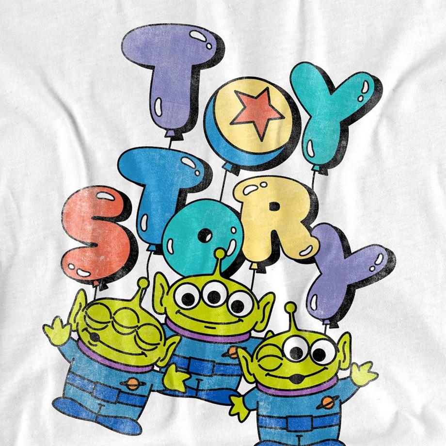 Toy Story  Maglietta Alieni Palloncini Manica Lunga 
