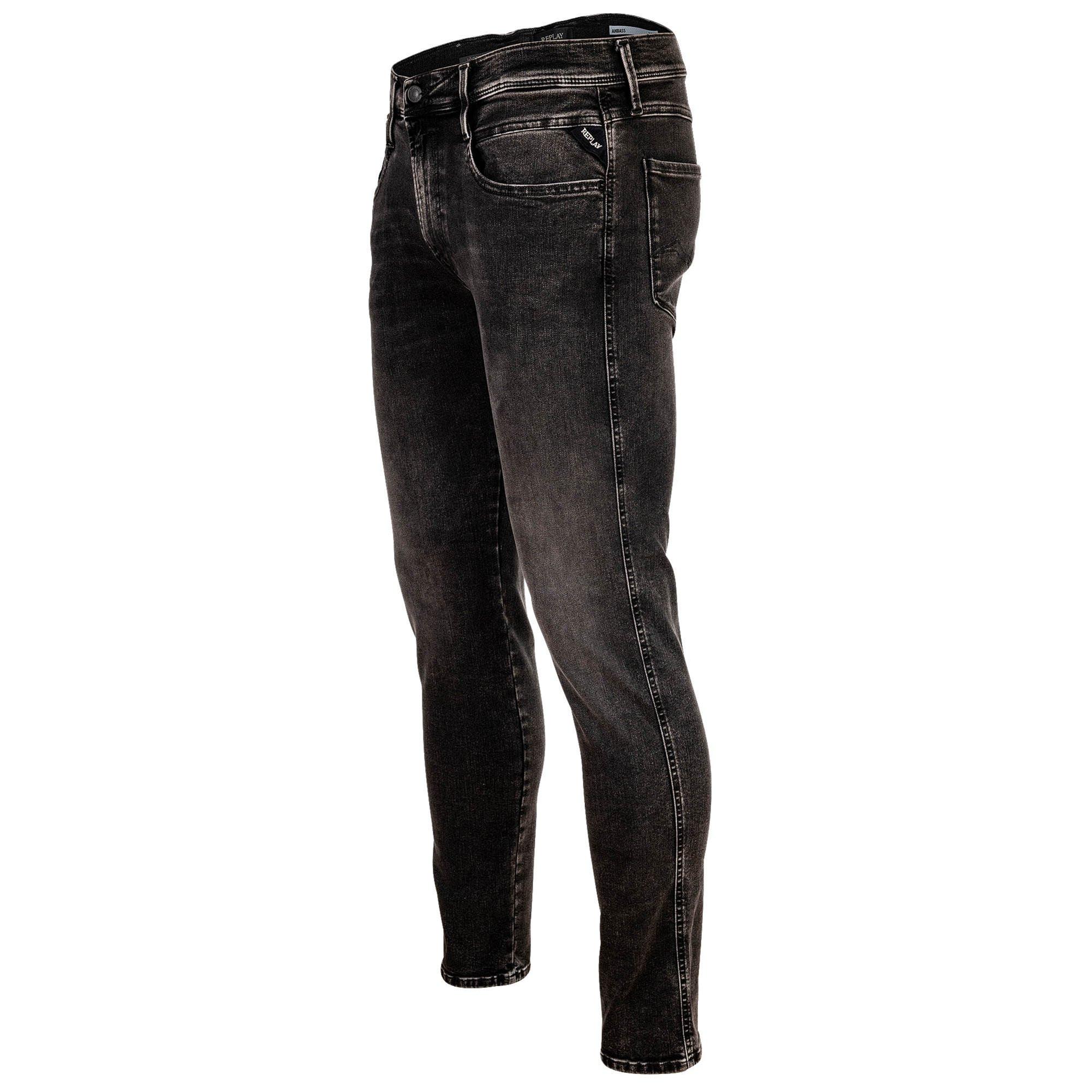 REPLAY Anbass Hyperflex Slim Fit Jeans  