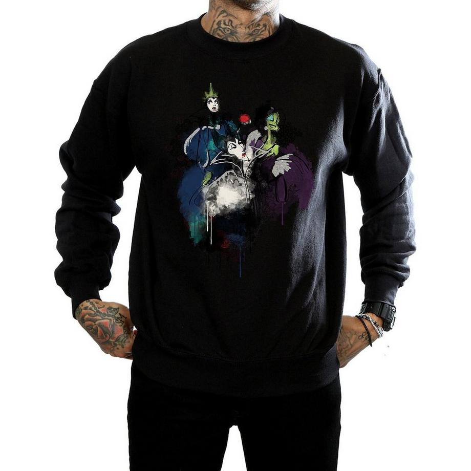 Disney Villains Grafikdruck Sweatshirt  