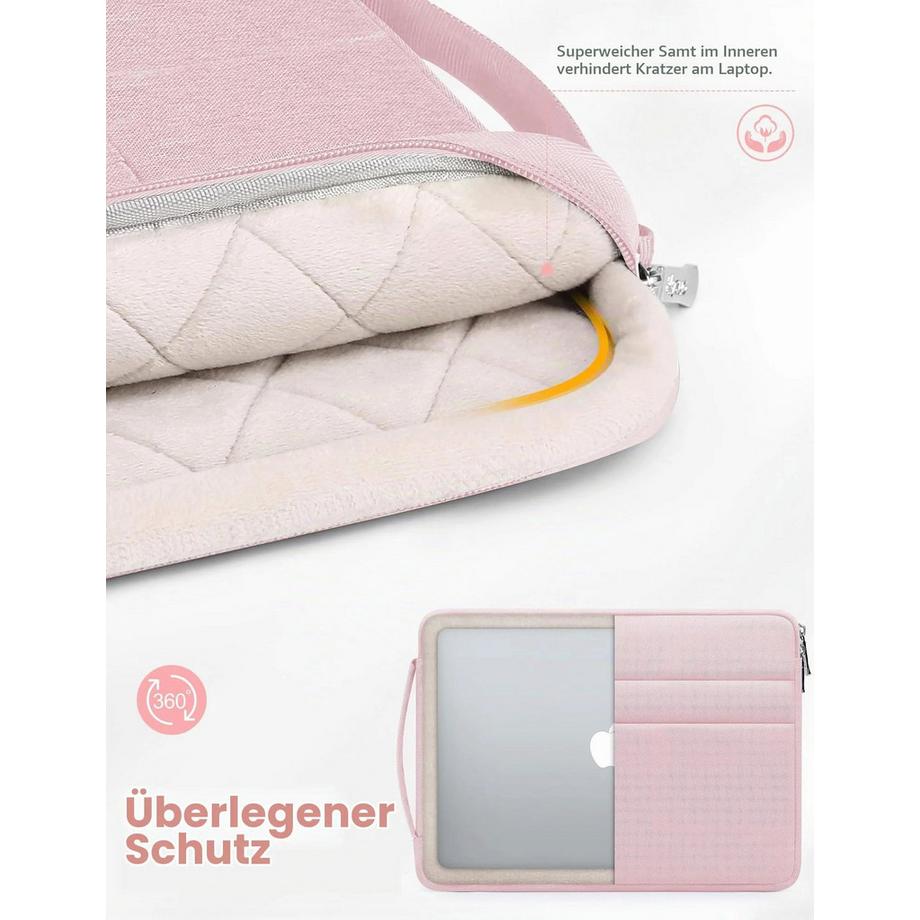 Only-bags.store Fodero per laptop con tasche anteriori  
