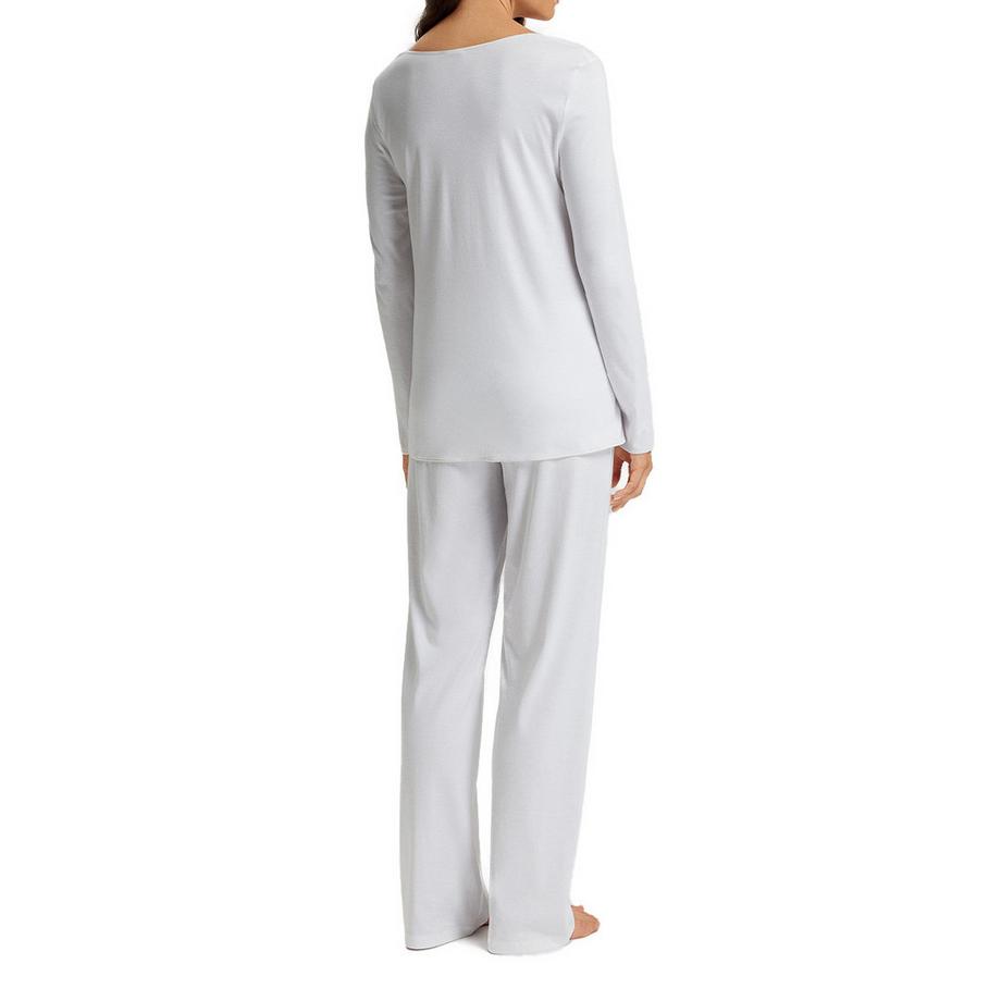 HANRO Cotton Silk Langarm Schlafanzug  