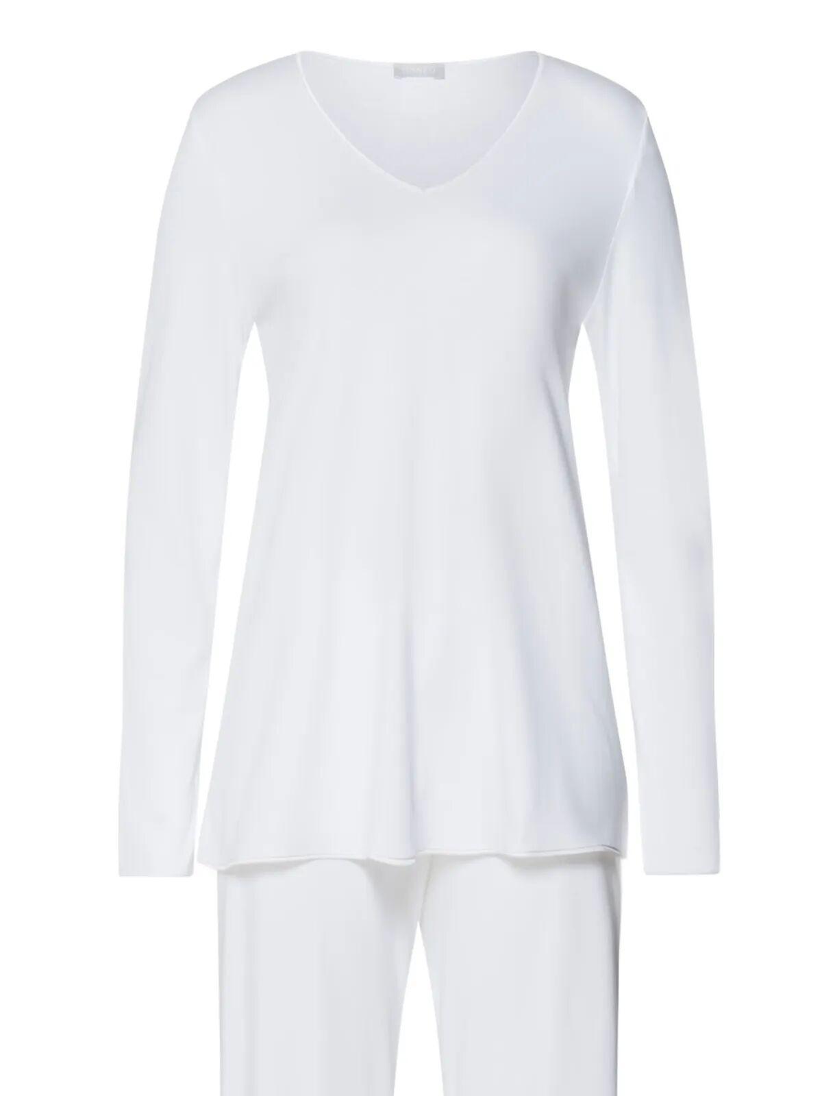 HANRO Cotton Silk Langarm Schlafanzug  