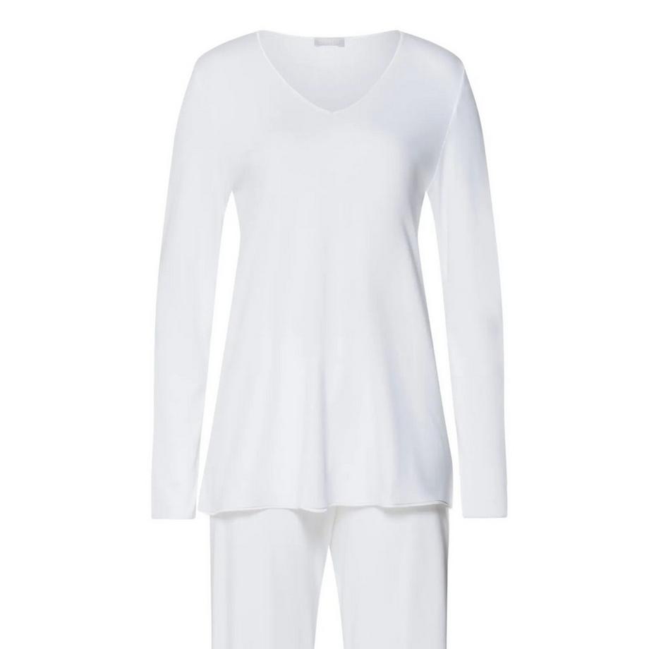 HANRO Cotton Silk Langarm Schlafanzug  